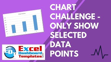 Only Show Selected Data Points in an Excel Chart - Challenge Preview