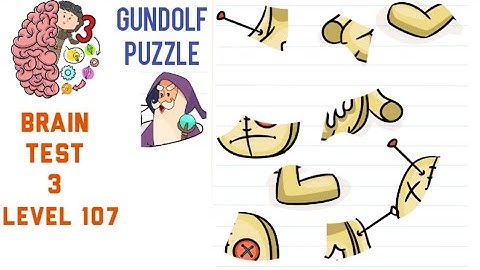 Brain Test 3 Level 107 Gundolf Puzzle Walkthrough