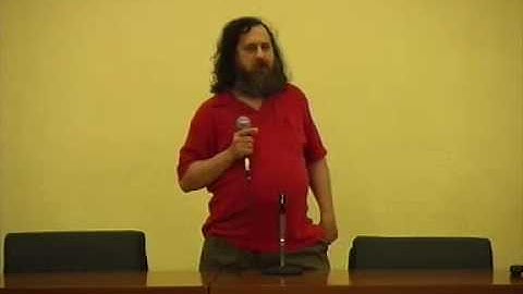 El movimiento del software libre.Richard Stallman
