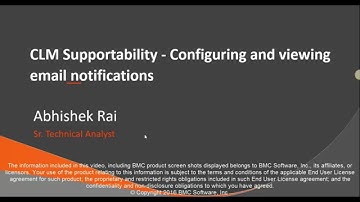 Configuring and viewing email notifications in BMC Cloud LifeCycle Management