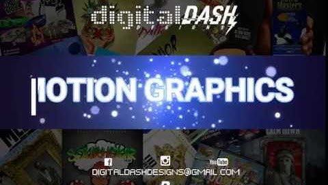 Digital Dash Designs Motion Graphics Promo