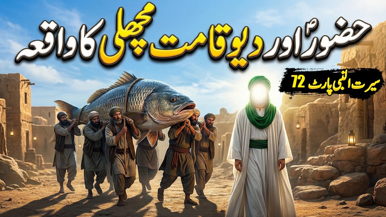 Hazoor Saw aur Deo Qamat Machli Ka Waqiya | Seerat Un Nabi Part-72 | Islamic LifeCycle