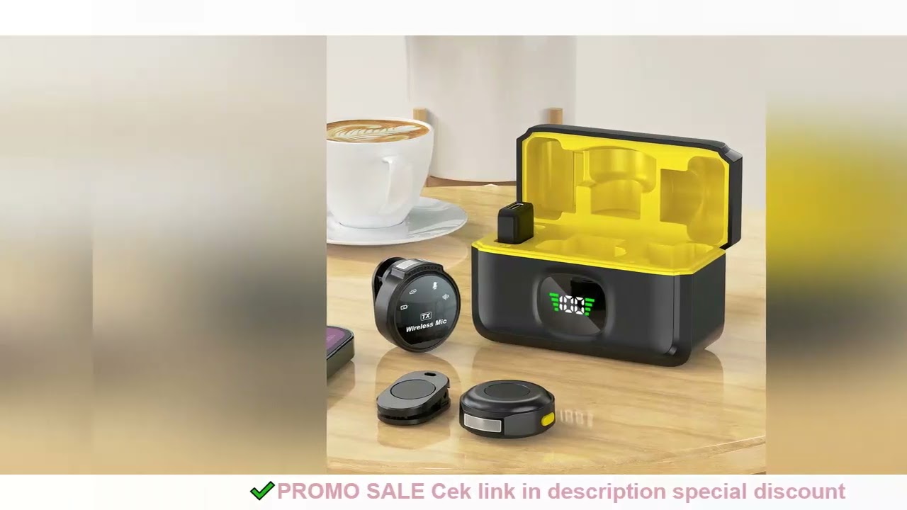 For Xiaomi Wireless Lavalier Lapel Microphone iPhone iOS/Android Type-C Phone Live Game Recording In