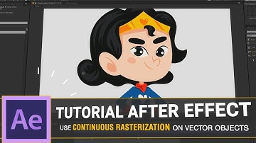 How to use Continuous Rasterization on Vector Objects in After Effects