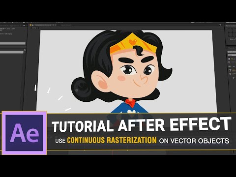 How to use Continuous Rasterization on Vector Objects in After Effects