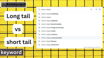 what is short tail keyword & long tail keyword? |difference between short tail and long tail keyword