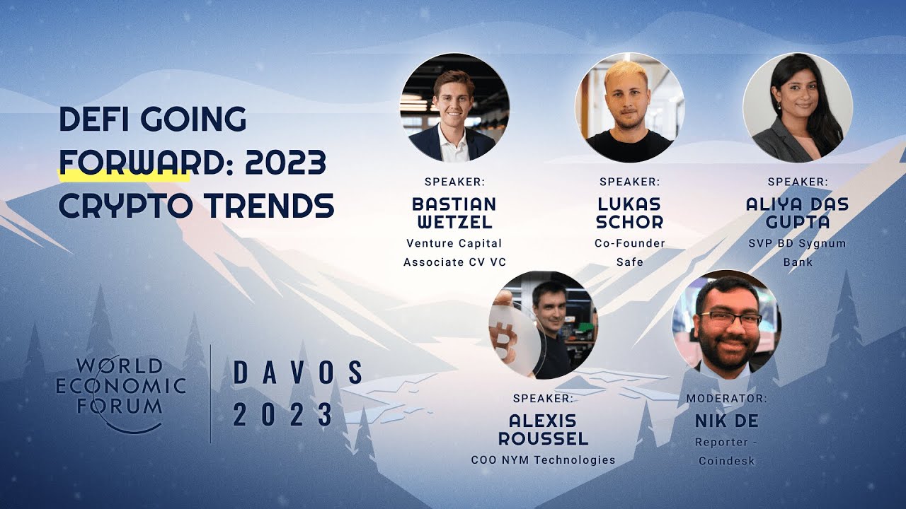 DeFi going forward: 2023 crypto trends | WEF | Davos 2023