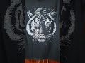 A rhinestone tiger on a T-shirt #shorts