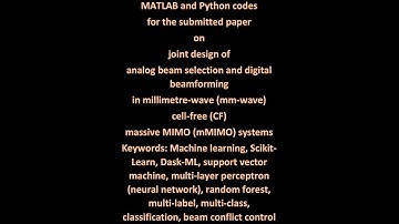 Matlab & Python codes for beam selection & digital beamforming - Part I