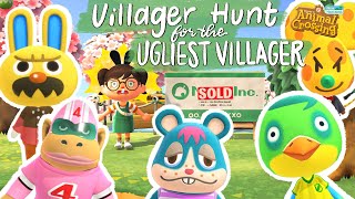 Villager Hunting for The Ugliest Villager I Can Find // Animal Crossing New Horizons