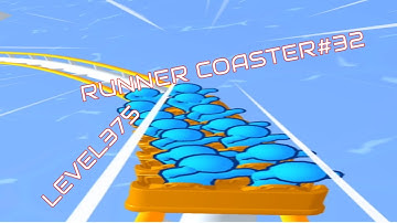 Runner Coaster Android Game All LEVELS/All Level Roller coaster.Part 32(LEVEL375)  #runnercoaster