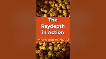 Raydepth in Arnold render for maya 2024 part 1