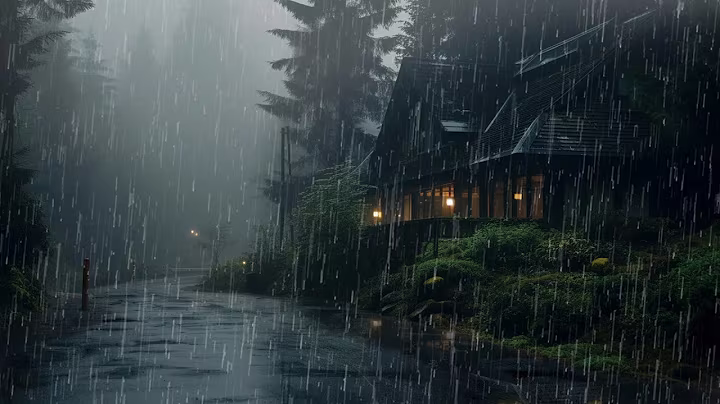Rain Sounds For Sleeping - 99% Instantly Fall Asleep With Rain And Thunder Sound At Night ASMR #46