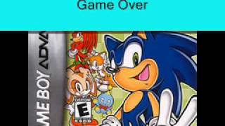 Sonic Advance 2 Soundtrack: Game Over