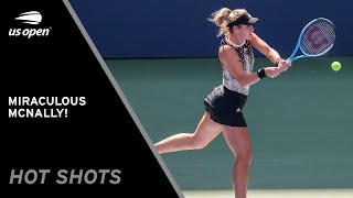 Caty McNally's Miraculous Lob! | 2021 US Open