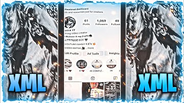 ALI ALI ALI 😈 💸 New INSTA PROFILE Trending XML Preset 📃 TREND Video edit Xml file #alightmotion