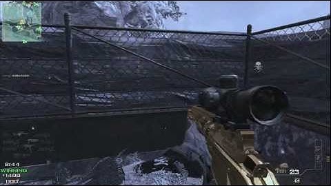 Mw3 Random no scope hax on Outpost