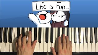 Video thumbnail of "How To Play - TheOdd1sOut - Life is Fun (PIANO TUTORIAL LESSON)"