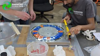 Casting and LIVE De-Molding of our Generator Core