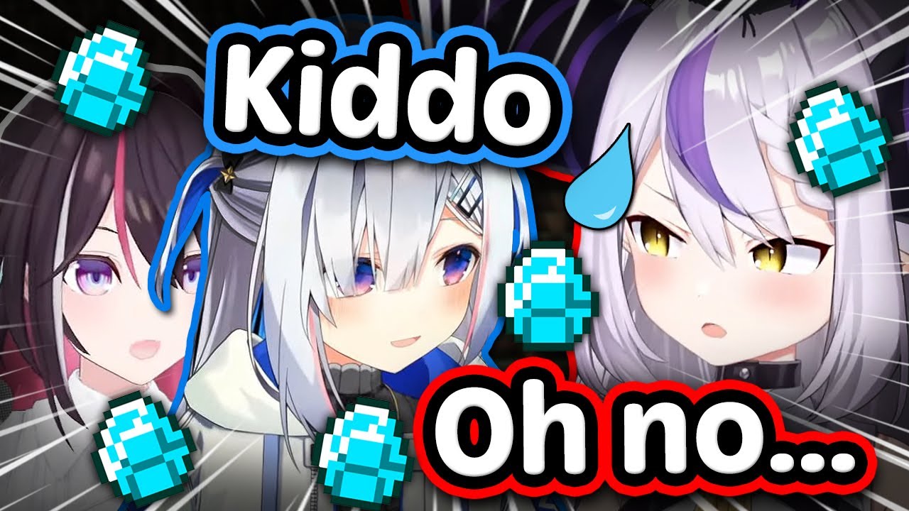 Laplus extorts Kanata & Azki, gets extorted back, panics and runs away 【ENG Sub Hololive】