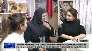 Sumqayitda Şəhi̇d Ai̇lələri̇ Və Qazi̇lərə Bayram Sovqatlari Veri̇li̇b