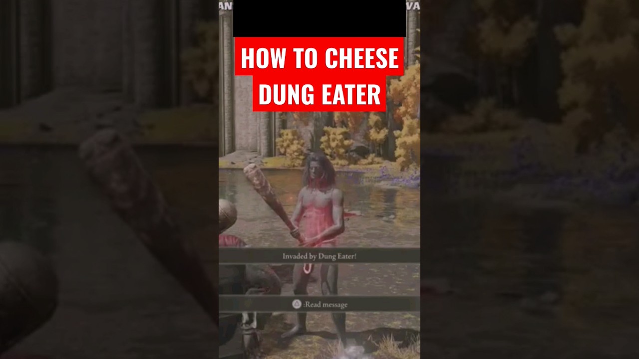 How to cheese Dung Eater invader in Elden Ring - YouTube
