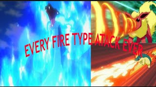 All Fire Type Moves used in Pokemon