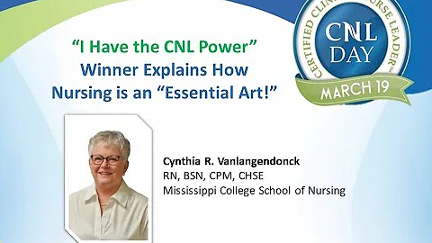 I Have the CNL Power Winner--Student Category--Cyn...