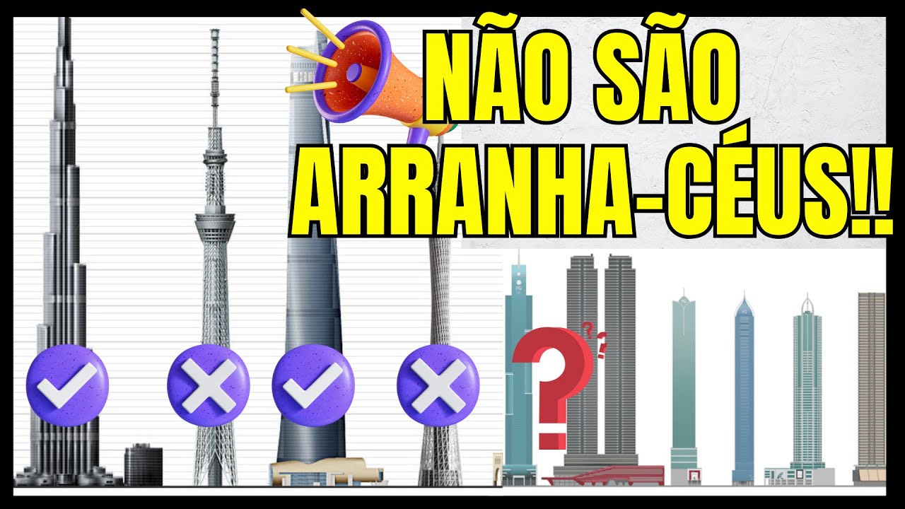 COMO IDENTIFICAR SE UM EDIFÍCIO É UM ARRANHA-CÉU OU NÃO #arranhacéus # ...