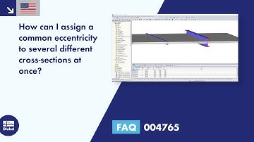[EN] FAQ 004765 | How can I assign a common eccentricity to several different cross-sections at o...