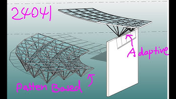 24041 - Pattern Based and Adaptive Family Exercise (Roof framing structure)