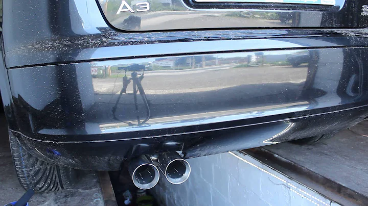 audi a3 r32 dsg stainles steel exhaust by inochi motorsport