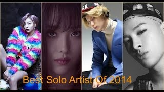 [Vote/Vota] Kpop Best Solo Artist Of 2014 Nominees