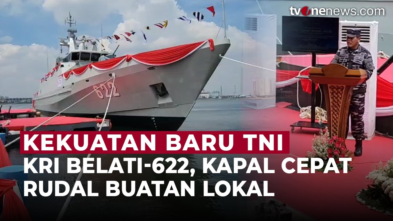 Canggih! TNI AL Resmikan KRI Belati-622, Kapal Cepat Rudal Produksi Dalam Negeri | OneNews Update