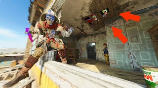 i FOUND CLOWNS CHEATING in THE ATTIC on NUKETOWN!!!! HIDE N' SEEK ON COLD WAR