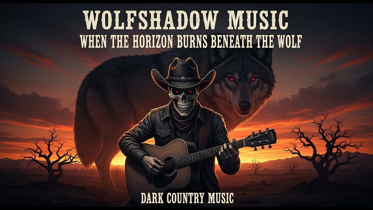 Wolfshadow Music – When the Horizon Burns Beneath the Wolf | Dark Country Music