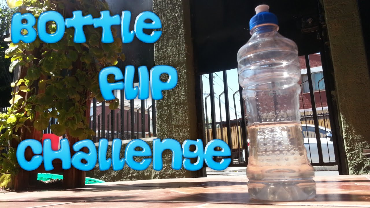 Bottle flip challenge (video entretenido jaja) YouTube