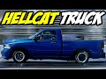 Dodge RAM 1500 Hellcat Swap 1/4 Mile Drag Racing Orlando Speedway