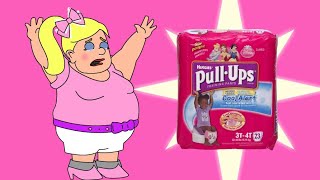 Big Toddler Ella Wants Disney Princess Pull-Ups