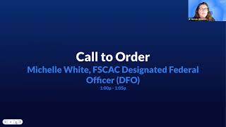 Federal Secure Cloud Advisory Committee (FSCAC) November 9 2023 Meeting Recording