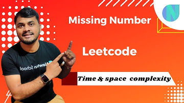 Missing Number| 268 leetcode | Using XOR Method | Time complexity  #DSA