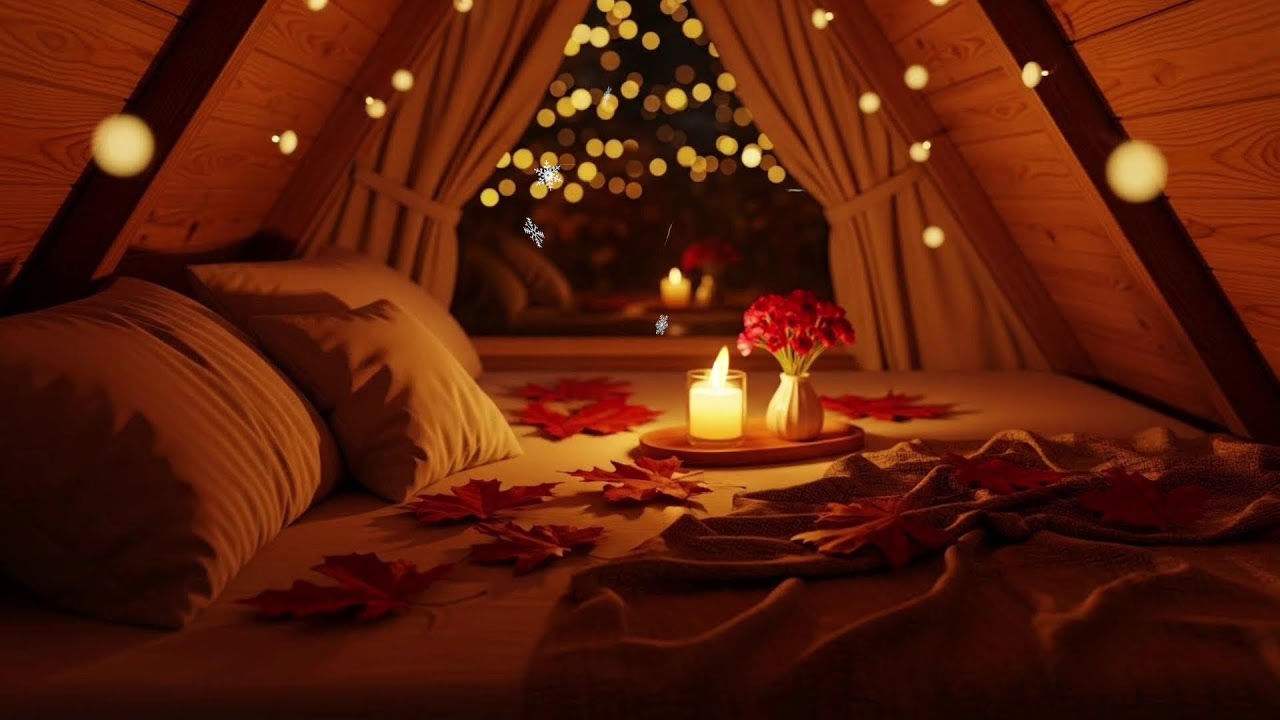 Late Night Cozy Jazz by the Winter Window | Gentle Mood Music to Drift into Sleep