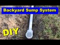 Best Sump Pump Discharge, BACKYARD Drain System