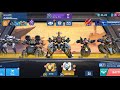 Playing with mechs that get you lots of elimination in mech arena