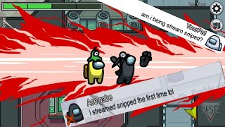 STREAMSNIPED IN AMONG US ?! - Among Us: Funny Moments @YourPals
