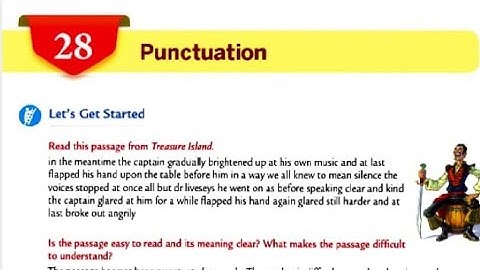 Punctuation | Ch-28 | Class-6 | Collins English grammar and composition book