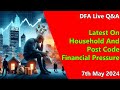 DFA Live Q&amp;A: Latest On Household And Post Code Financial Pressure