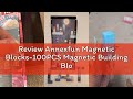 Review Annexfun Magnetic Blocks-100PCS Magnetic Building Blocks, Magnetic Tiles Kids Build Cubes 202