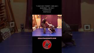 &quot;Immovable Heart School&quot; Shinden Fudo Ryu, Tues. Class. 3,  #shorts #ninja #samurai #martialarts