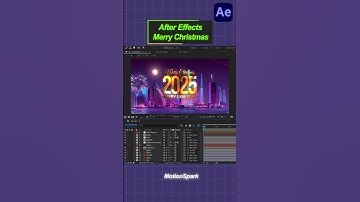 Vrolijk kerstfeest animatie in After Effects. #kerst #vrolijkkerst #aftereffects #kortefilms